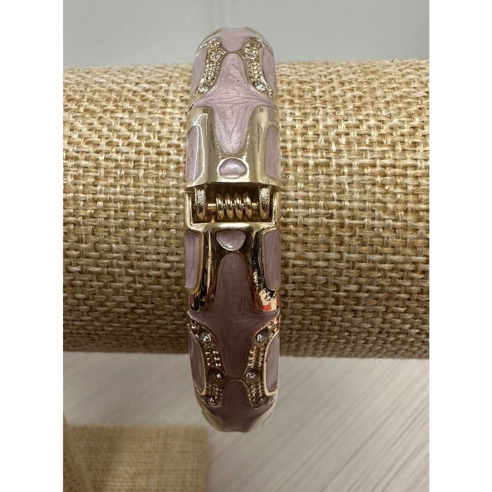 Sequin Nordstrom Colorful Mid-Thin Gold Tone Enamel Hinge Bangle $33 NWOT #13 - Picture 3 of 4